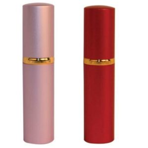 Pepper Shot Lipstick OC Pepper Spray Bundle for Women Lot of Two (1) Pink (1) Red