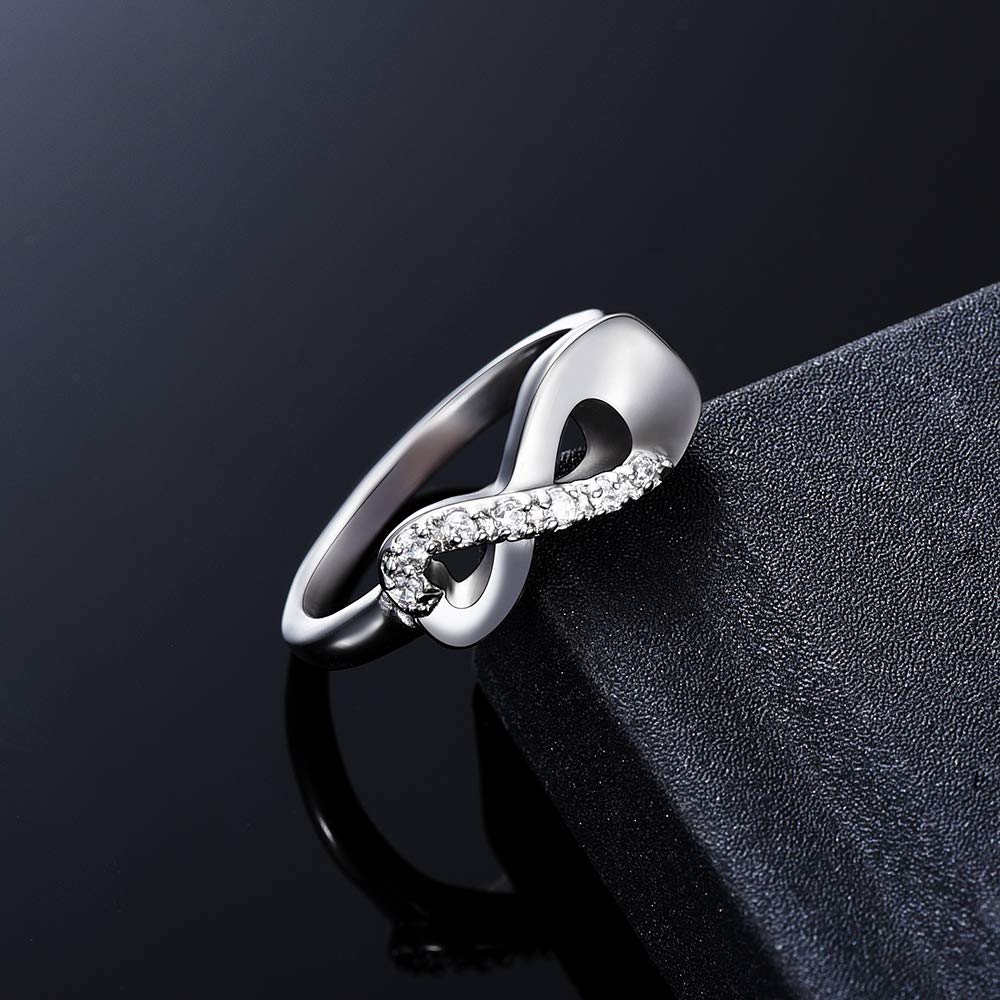 memorial jewelry Infinity Mini Ring Hold Loved Ones Ashes Cremation Urn Ring for Women Finger Ring