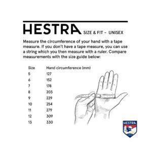 Hestra Windstopper Tour Glove - Fleece Glove for Cross Country Skiing and Ski Touring - Black - 8