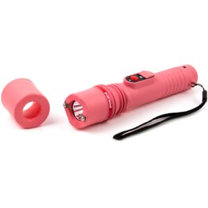 POLICE Stun Gun 305 - Rechargebale with LED Flashlight, Pink