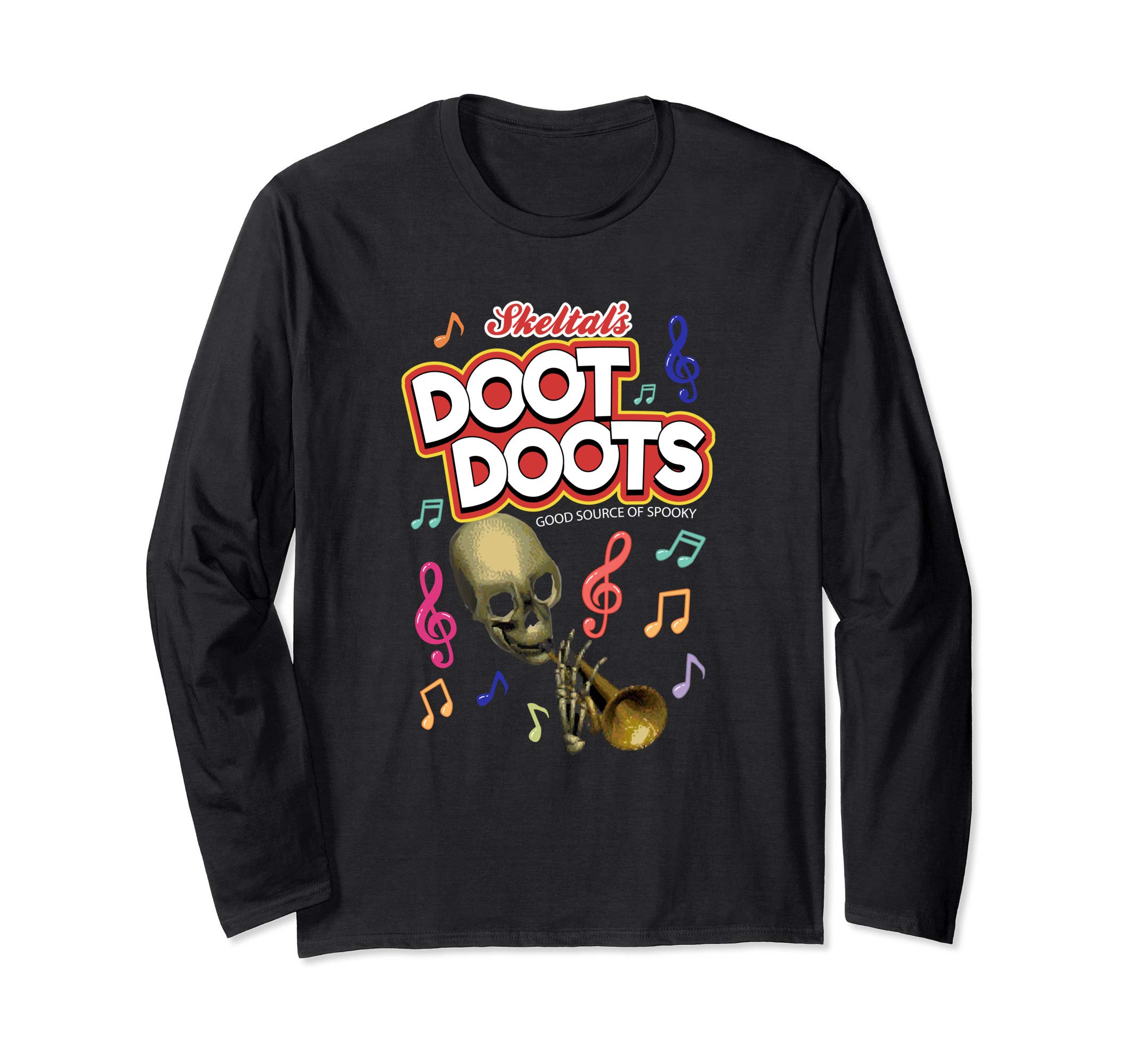 Skeltal's Doot Doots Spooky Boi Halloween Sbubby Cereal Long Sleeve T-Shirt