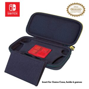 Game Traveler Mario Nintendo Switch Lite Case - Switch Lite Carrying Case for Switch Lite & Travel Case, Adjustable Viewing Stand, Bonus Game Case & Deluxe Carry Handle, Licensed Nintendo Game case