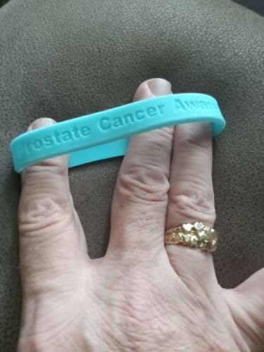 Jeirles Wholesale 25 Light Blue Prostate Cancer Awareness I Support Prostate Cancer Awareness Everyday - 100% Medical Grade Silicone Bracelets (25 Bracelets)