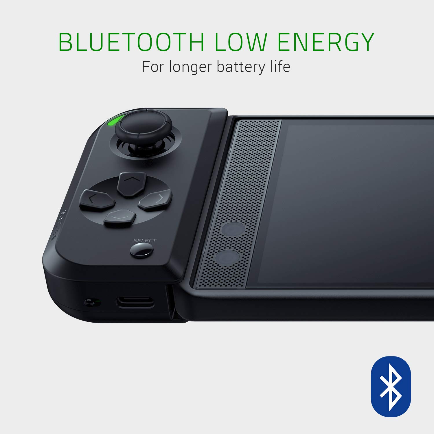 Razer Junglecat Dual-Sided Mobile Game Controller for Android: Modular Design - 100 Hr Battery Life - Bluetooth Low-Latency - Compatible w/Razer Phone 2, Galaxy Note 9, Galaxy S10+