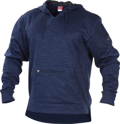 Rawlings Men's Hoodie, Navy, Large