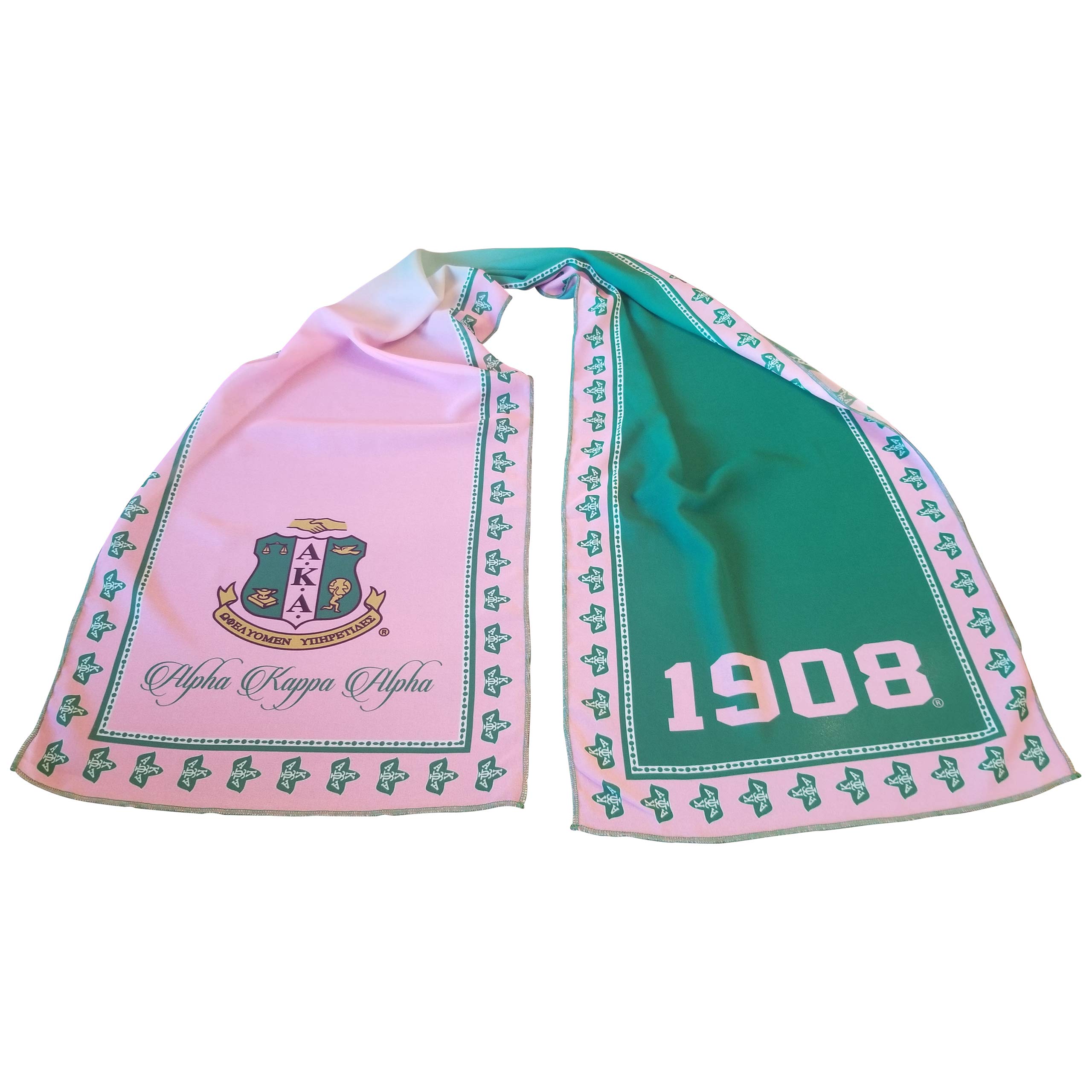 Pink and Green Scarf Women