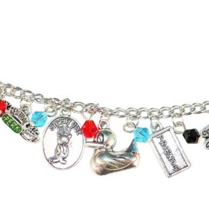 Friends Charm Bracelet （Cute Box Included) - Merchandise Costume Jewelry Gifts for Women, gift for girlfriend, valentine