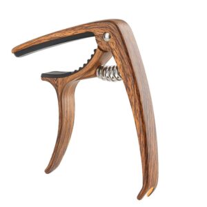 guitar capo, premium zinc alloy capo for acoustic, electric and classical guitars, ukulele, banjo, bass, mandolin