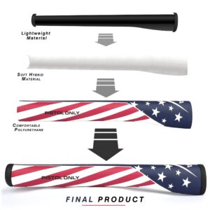 CHAMPKEY USA Pistol Golf Putter Grip | Comfortable Polyurethane and Lightweight Putter Grips