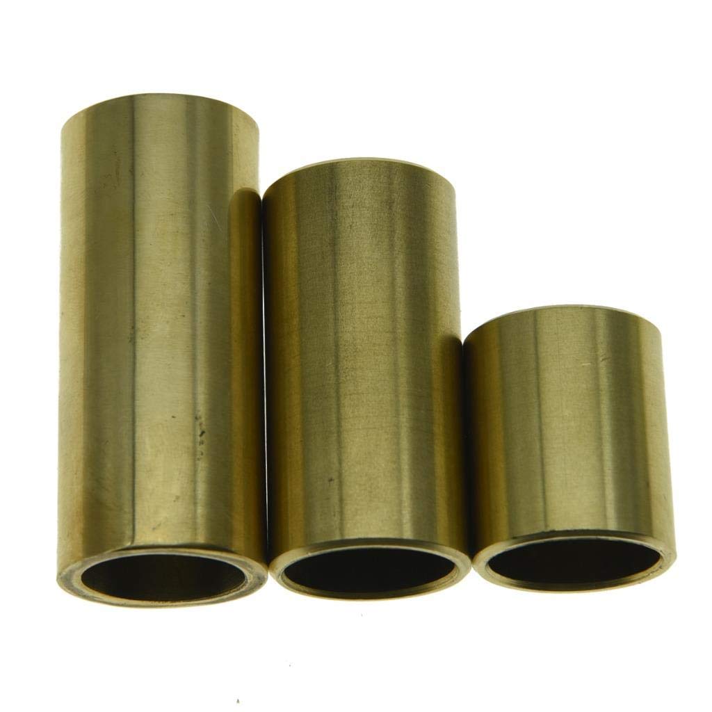 KAISH Guitar Knuckle Slide Guitar Brass Finger Slides with 28mm Length