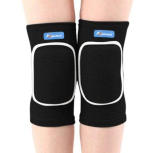 zgmyc kids teens padded sponge protective knee pads, anti-slip knee brace knee support for football volleyball dance skating basketball sports for boys girls