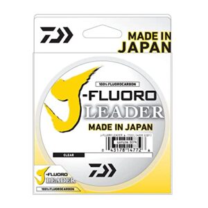 daiwa j-fluoro fluorocarbon leader - 15lb - 100yds, multi, one size