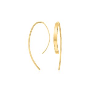 RS Pure by Ross-Simons 14kt Yellow Gold Threader Earrings