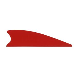 TAC Vanes 2.25" Matrix Shield Cut Vanes, Red Vanes, Pack of 36, Vanes for Archery Bowhunting and Recreational Shooting