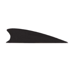 tac vanes 2.25" matrix shield cut vanes, black vanes, pack of 36, vanes for archery bowhunting and recreational shooting