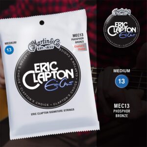 Martin Guitar Eric Clapton's Choice MEC13, 92/8 Phosphor Bronze Medium-Gauge Acoustic Guitar Strings