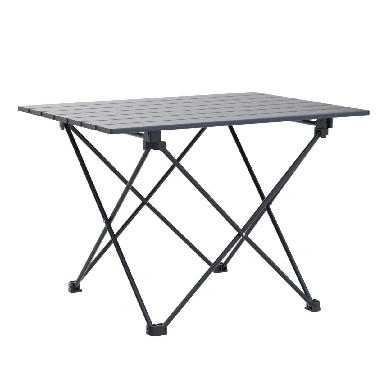 Nice C Camping Table, Camp Table, Folding Table, Beach Table, Roll up Foldable Collapsible, Aluminum Ultralight Compact with Carry Bag for Outdoor, Picnic, Cooking, Festival, Indoor, Office