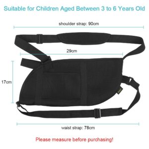 Arm Sling for Kids, Medical Teens Arm Sling with Waist Strap, Padded Teenager Arm Support Sling Shoulder Immobilizer for Broken Elbow, Wrist, Arm, Shoulder Injury, Rotator Cuff, Left or Right Arm