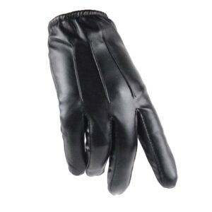 Long Keeper Men Leather Touchscreen Gloves Winter Driving Warm Wrist Gloves