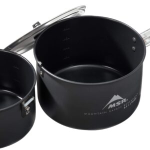 MSR Nonstick Ceramic Coated 2-Pot Camping Cook Set