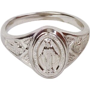 bonyak jewelry sterling silver miraculous ring - size 7