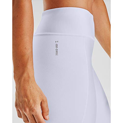 Under Armour Women's Soft Big Logo Sliding Shorts 20 , White (100)/Mod Gray , Medium