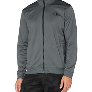 Under Armour Men's Sportstyle Tricot Jacket , Pitch Gray (012)/Black, XX-Large