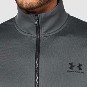 Under Armour Men's Sportstyle Tricot Jacket , Pitch Gray (012)/Black, XX-Large