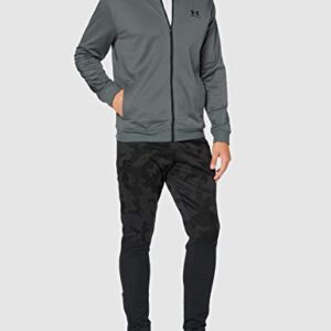 Under Armour Men's Sportstyle Tricot Jacket , Pitch Gray (012)/Black, XX-Large