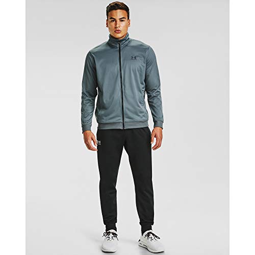 Under Armour Men's Sportstyle Tricot Jacket , Pitch Gray (012)/Black, XX-Large