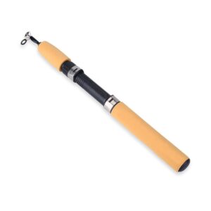 vgeby1 fishing rod, portable ice winter fishing rod retractable fishing pole tackle