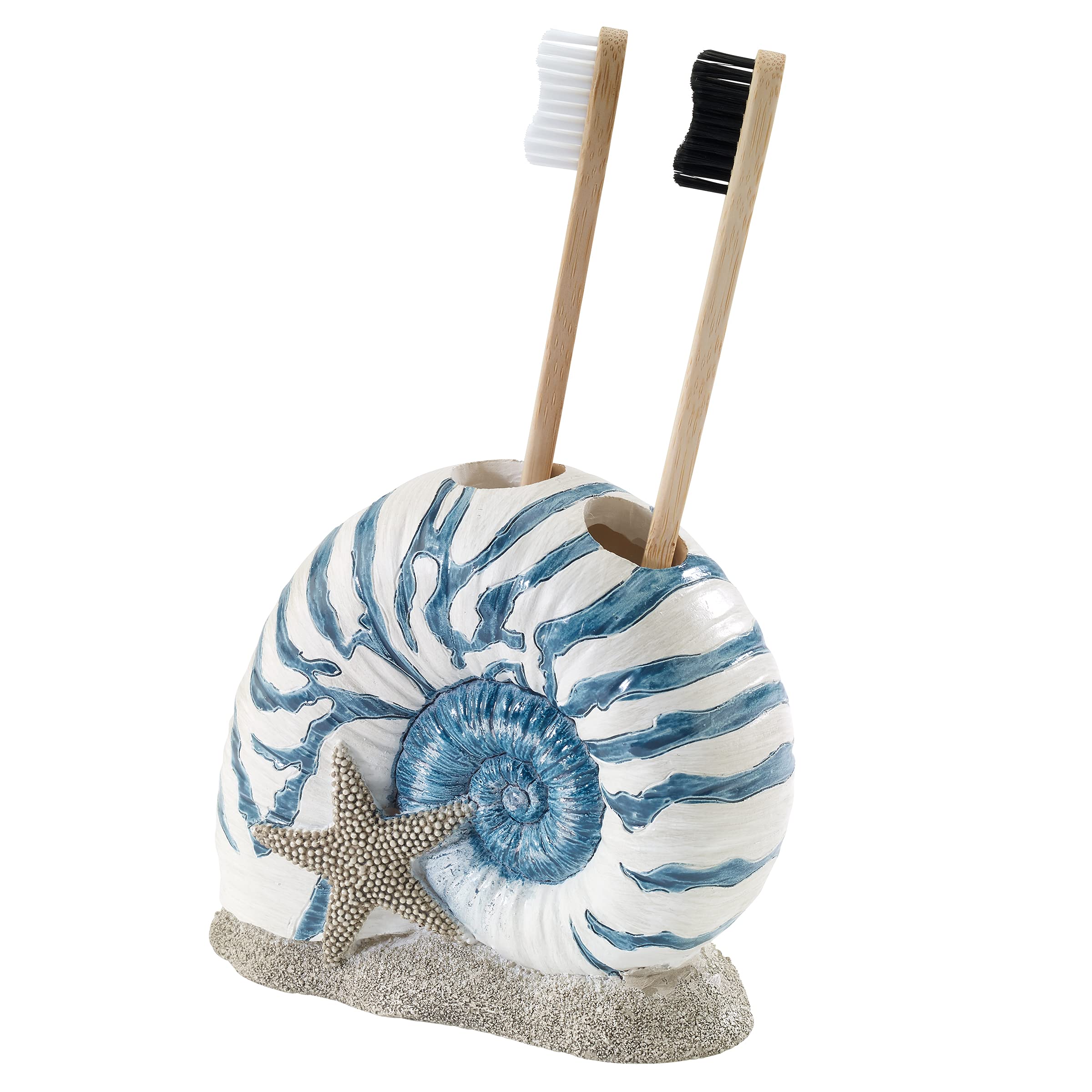 Avanti Linens - Toothbrush Holder, Oceanscape Inspired Bathroom Decor (Blue Lagoon Collection)