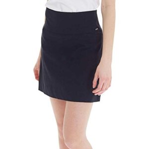 sc&co women's comfortable stretch double wraparoand skort (xxlarge, black)