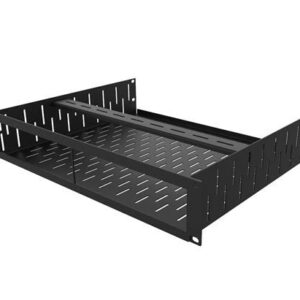 Penn Elcom Custom Media Rack Shelves Compatible with 2 x Sonos Amp Units