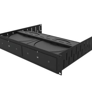 Penn Elcom Custom Media Rack Shelves Compatible with 2 x Sonos Amp Units