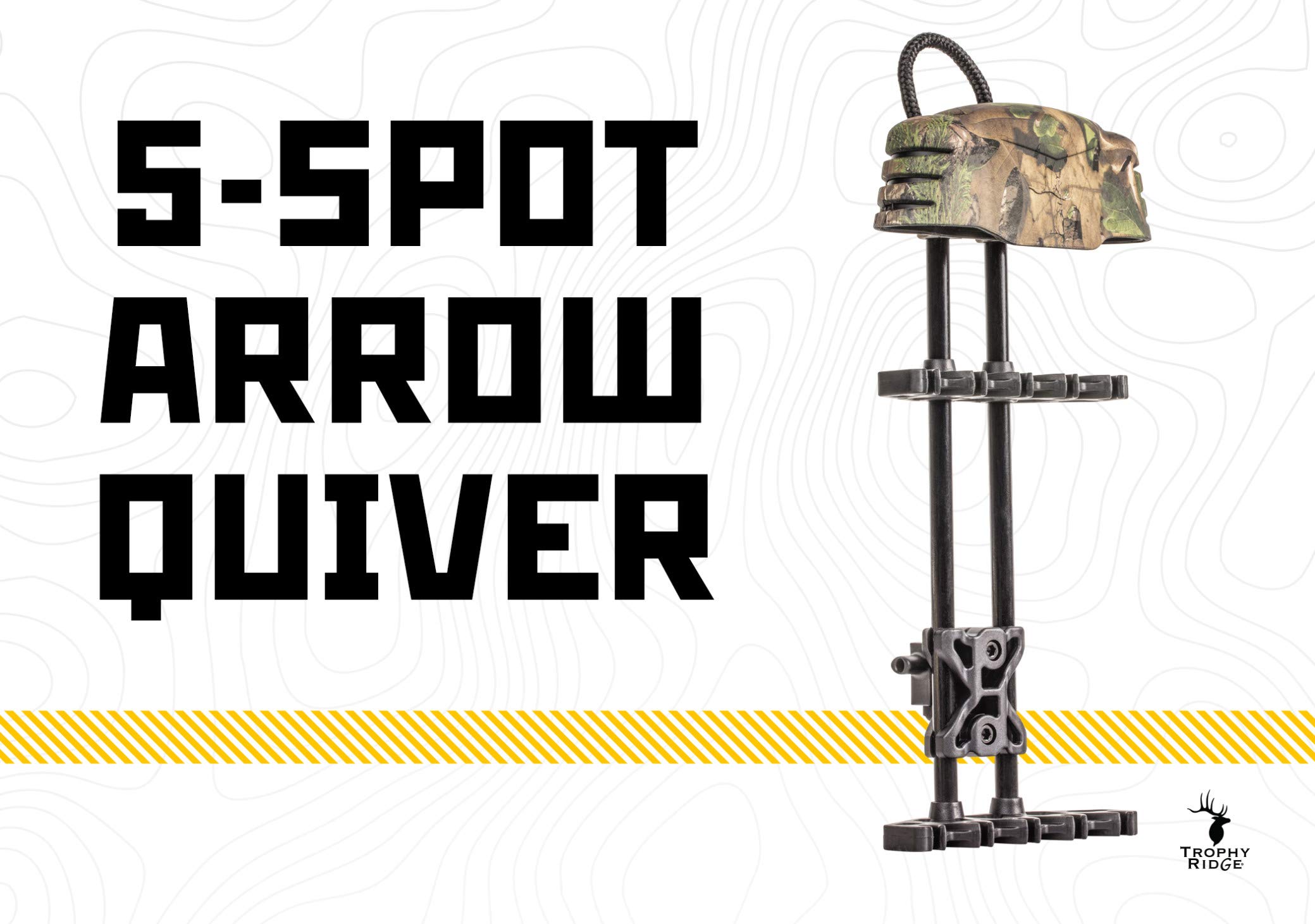 Trophy Ridge 5-Spot Archery Arrow Quiver, Realtree Edge