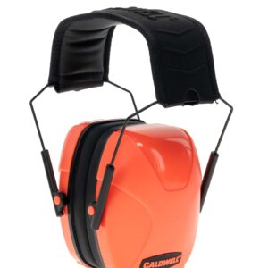 Caldwell Passive - YOUTH Hot Coral - Low Profile 23 NRR Hearing Protection - Adjustable Earmuffs for Shooting, Hunting, Range