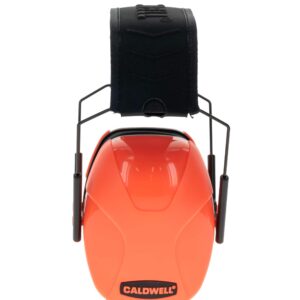 Caldwell Passive - YOUTH Hot Coral - Low Profile 23 NRR Hearing Protection - Adjustable Earmuffs for Shooting, Hunting, Range