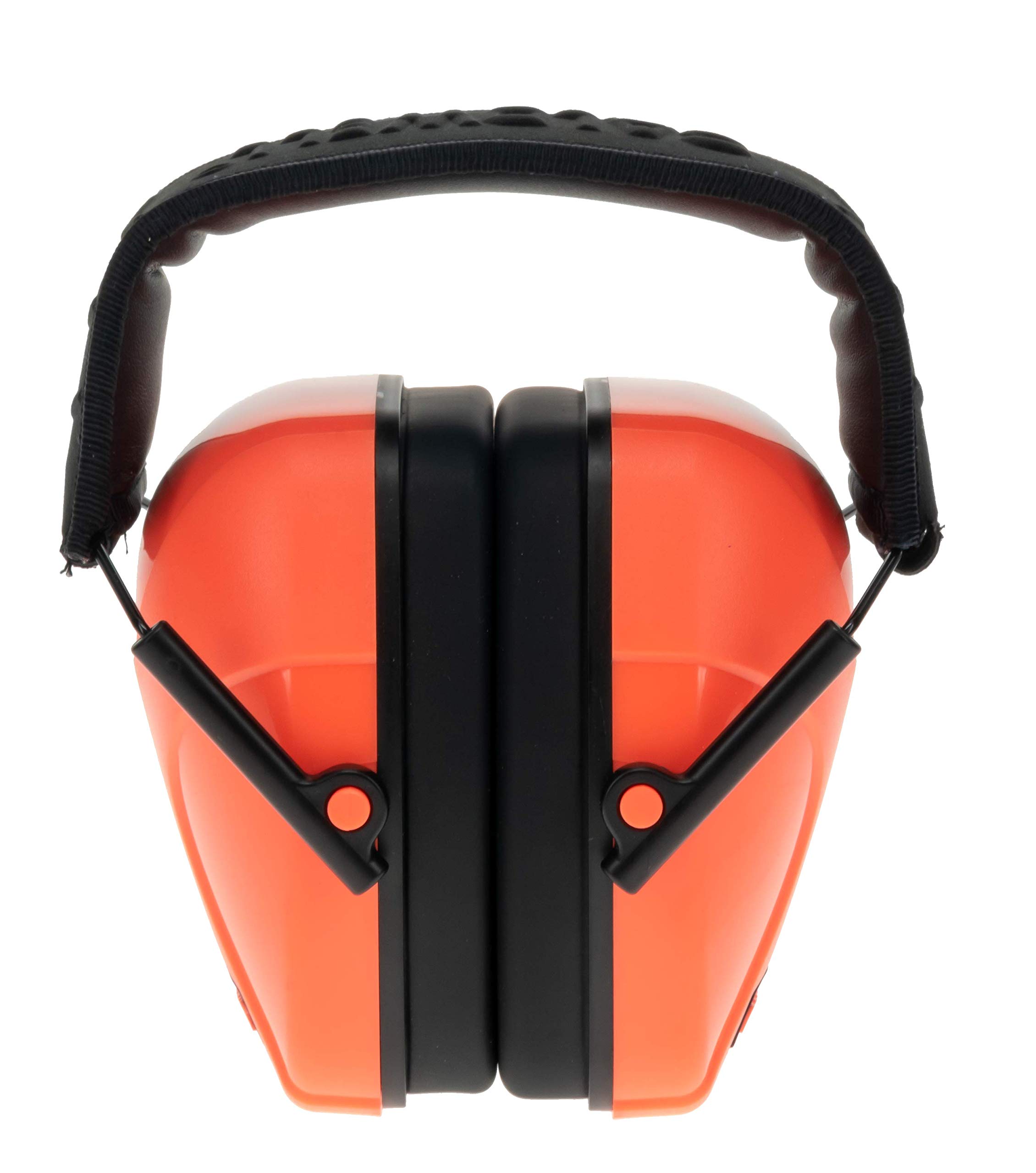 Caldwell Passive - YOUTH Hot Coral - Low Profile 23 NRR Hearing Protection - Adjustable Earmuffs for Shooting, Hunting, Range