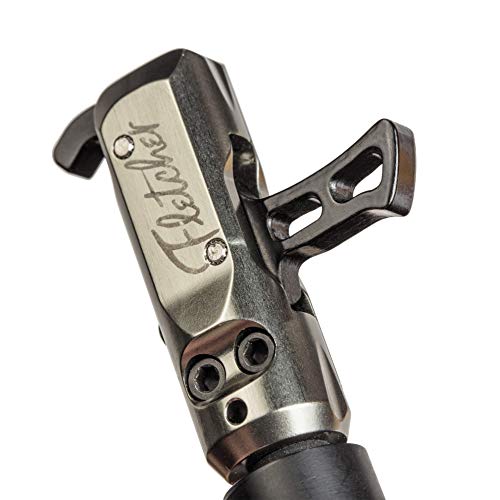 Trophy Ridge DrawPoint Archery Bow Release - Infinitely Adjustable Index Finger Release with 360-Degree Rotation, Customizable Length, Smooth Leather Wrist Strap