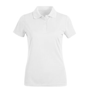 moheen women's short sleeve polo shirts moisture wicking performance athletic golf polo (white,xl)