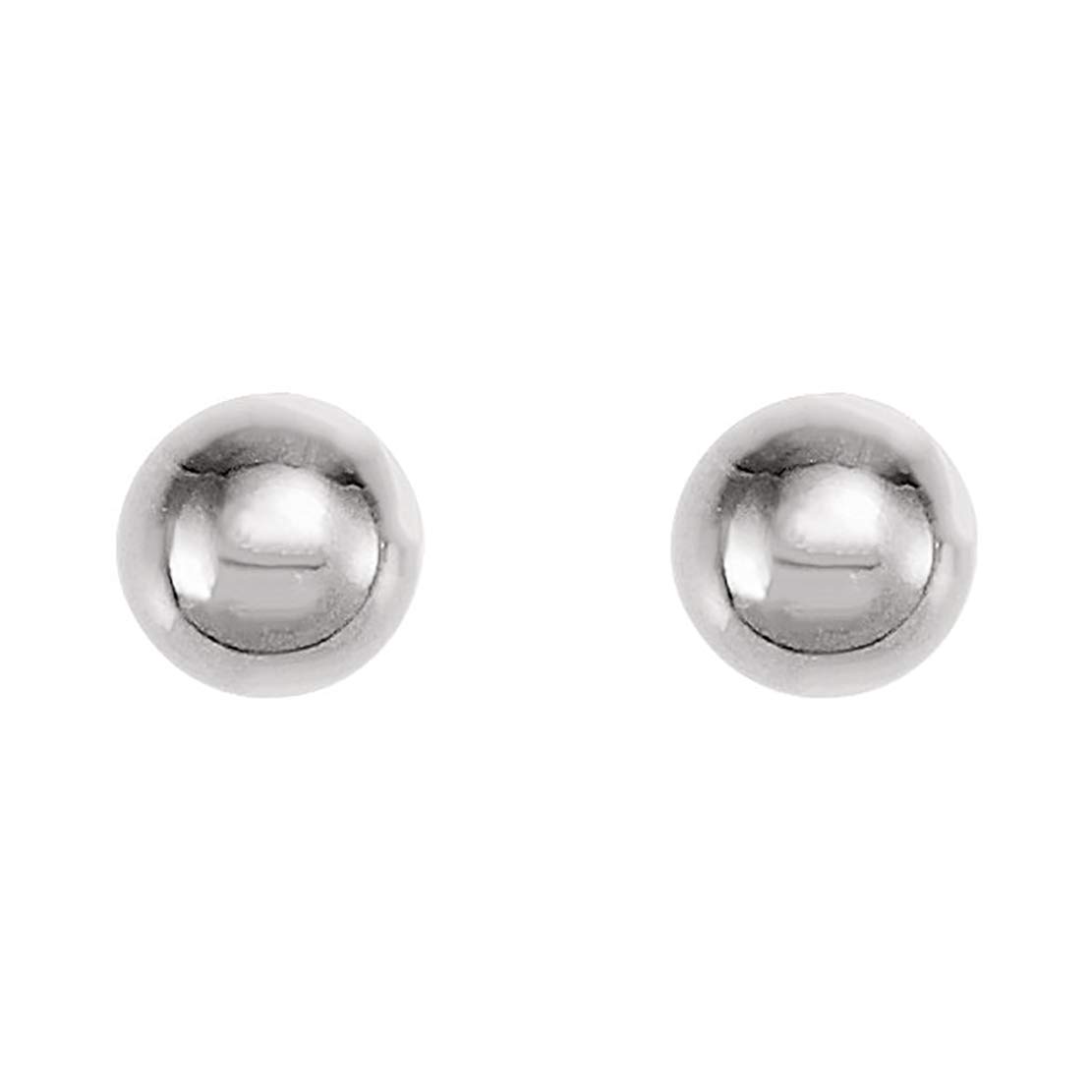 Inverness Titanium Ball Post Earrings,Sterile Hypoallergenic for Sensitive Ears (Ball Stud 3 mm)