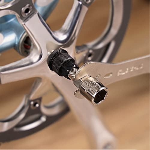 BikeHand Bike Bicycle Crank Puller - Crank Removal Tool - for MTB Mountain Road Bikes with Square Taper Bottom Bracket and Splined ISIS Drive, Octalink - New Model