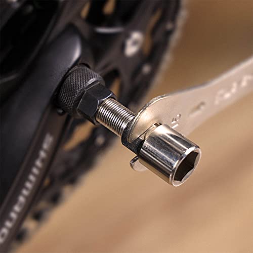 BikeHand Bike Bicycle Crank Puller - Crank Removal Tool - for MTB Mountain Road Bikes with Square Taper Bottom Bracket and Splined ISIS Drive, Octalink - New Model