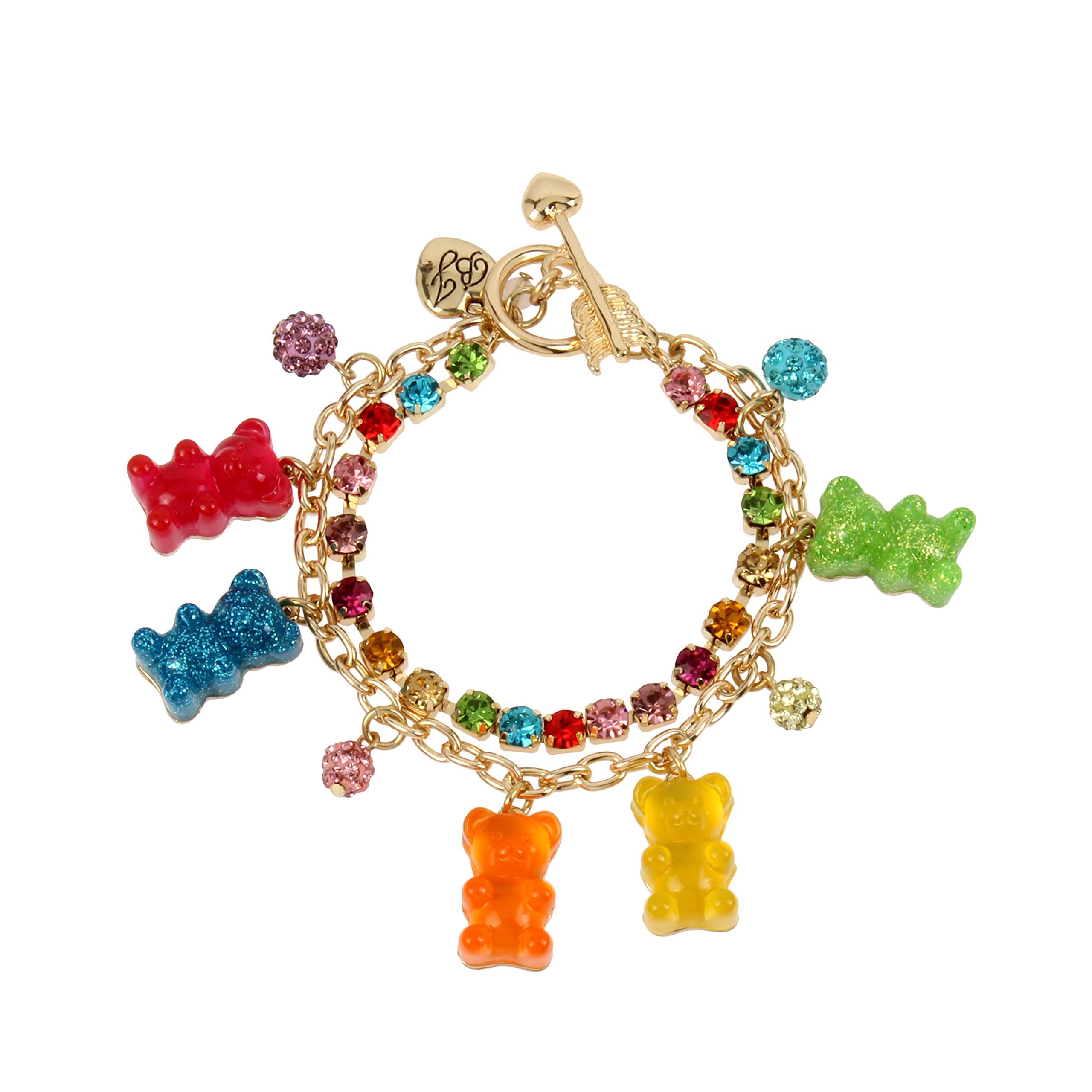 Betsey Johnson Gummy Bear Charm Bracelet