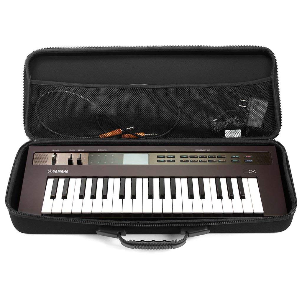 ANALOG CASES Yamaha Reface Series & Arturia KeyStep 37 Case - Custom-Fitted Compact PULSE Hard Case for Travel