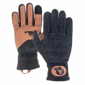 Fish Monkey FM33-CH-L Task Fleece Fishing Glove L, Black