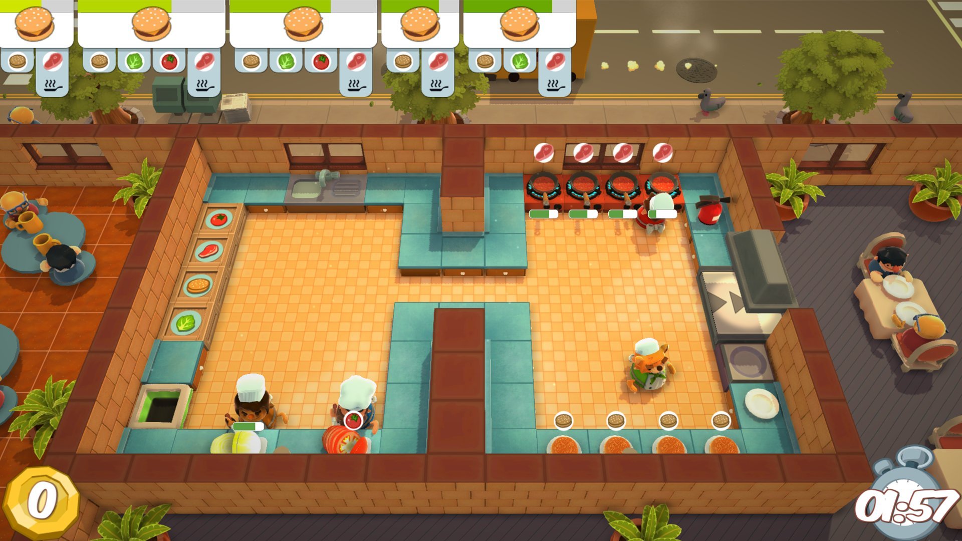 Overcooked! + Overcooked! 2 (PS4)