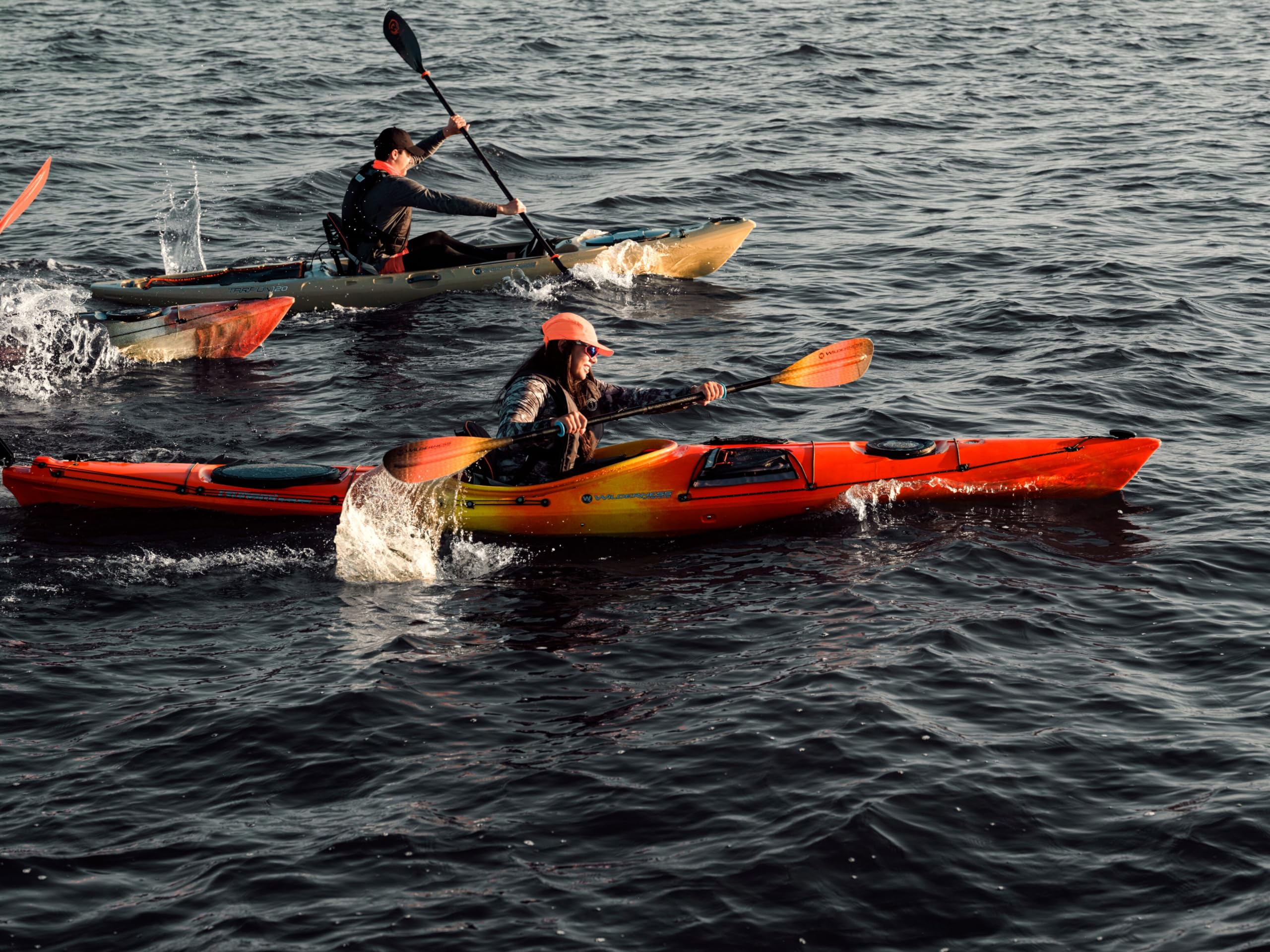 Wilderness Systems Tsunami 145 | Sit Inside Touring Kayak | Kayak with Rudder | 14' 6" | Breeze Blue