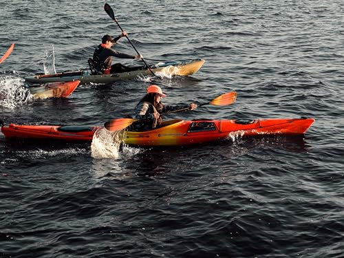 Wilderness Systems Tsunami 145 | Sit Inside Touring Kayak | Kayak with Rudder | 14' 6" | Infinite Yellow